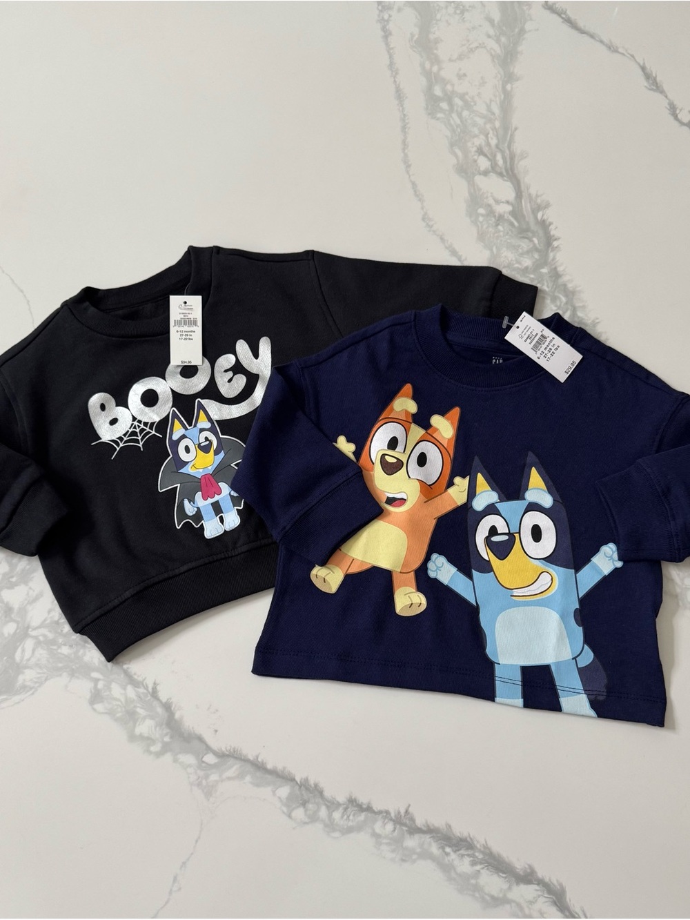 Baby GAP Bluey Sweatshirt and T-Shirt Bundle 6-12M